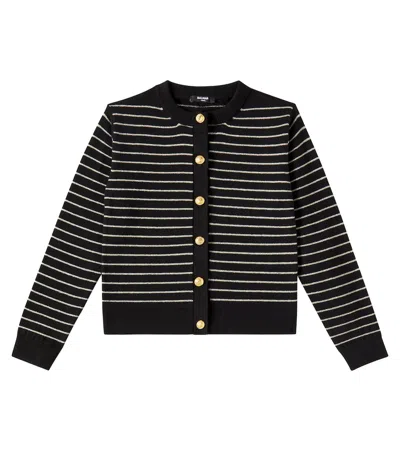 BALMAIN COTTON CARDIGAN