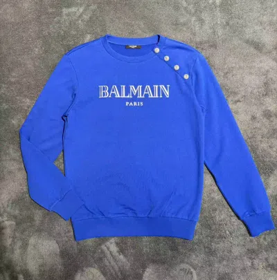 BALMAIN CREW NECK SWEATSHIRT