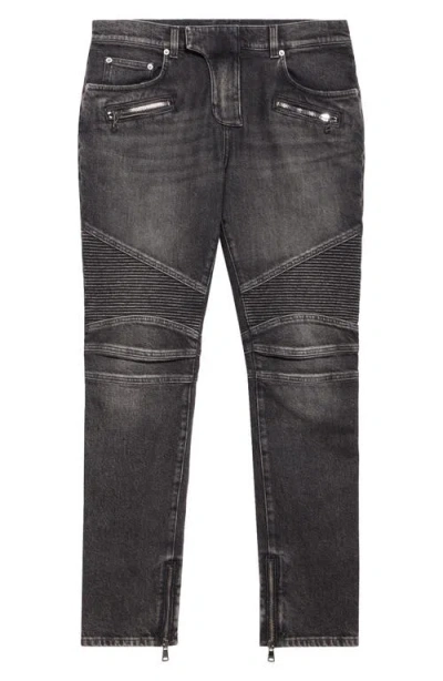 BALMAIN BALMAIN DENIM BIKER PANTS