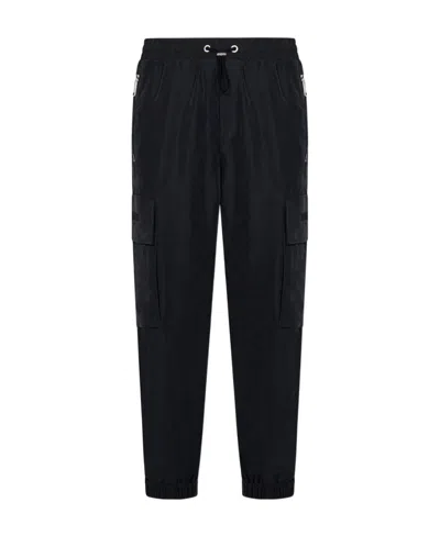 BALMAIN BALMAIN LOGO DETAILED DRAWSTRING TROUSERS