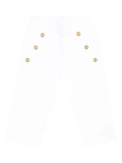 BALMAIN ENGRAVED-BUTTONS TROUSERS