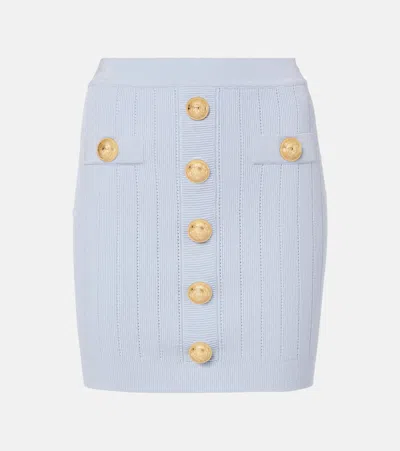 BALMAIN KNITTED MINISKIRT