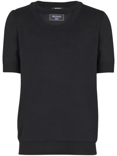 BALMAIN KNITTED T-SHIRT