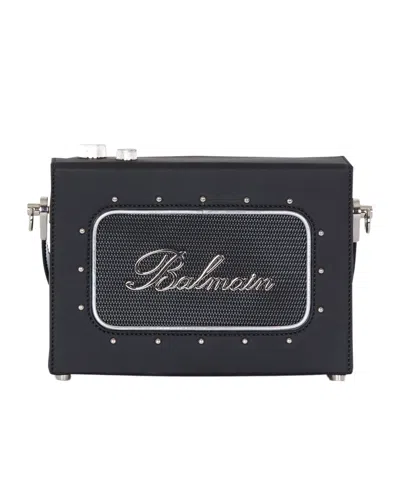 BALMAIN LOGO CROSSBODY BAG