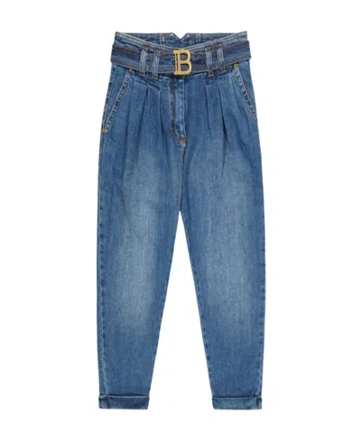 BALMAIN LOGO JEANS
