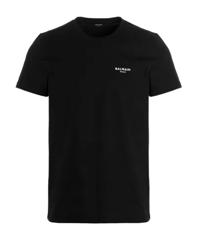 BALMAIN BALMAIN LOGO DETAILED CREWNECK T-SHIRT