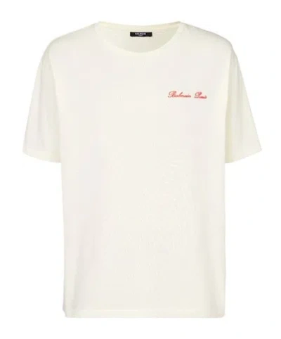 BALMAIN LOGO SHORT-SLEEVED T-SHIRT