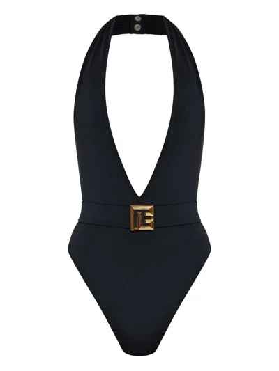 BALMAIN LOGO SWIMSUIT