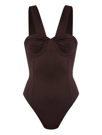 BALMAIN LOGO SWIMSUIT