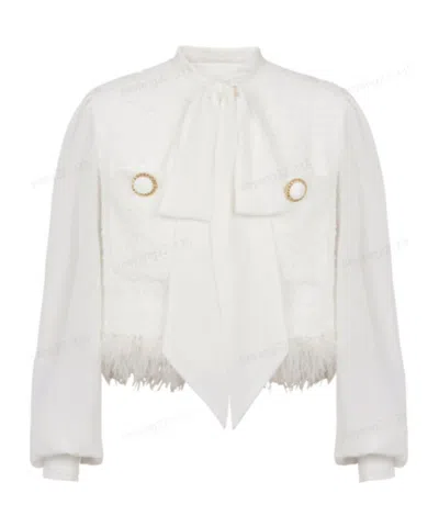 BALMAIN BALMAIN TWEED LONG SLEEVED JACKET