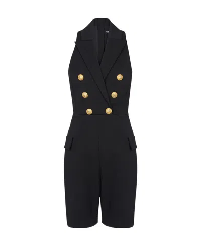 BALMAIN BALMAAIN BUTTONED JUMPSUIT