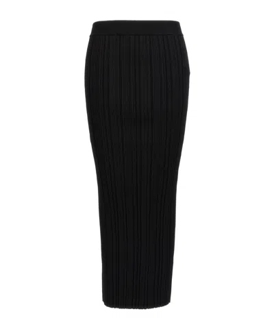 BALMAIN BALMAIN CLASSIC PLEATED MIDI SKIRT