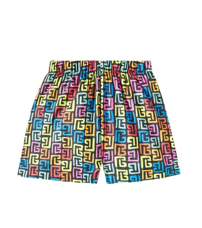 BALMAIN PRINTED SWIM TRUNKS