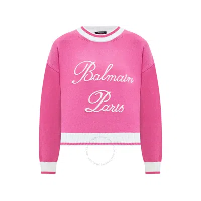 BALMAIN BALMAIN SIGNATURE KNIT JUMPER