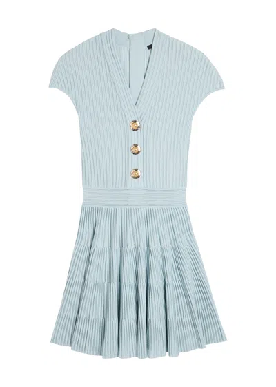 BALMAIN BALMAIN TEXTURED KNIT MINI DRESS