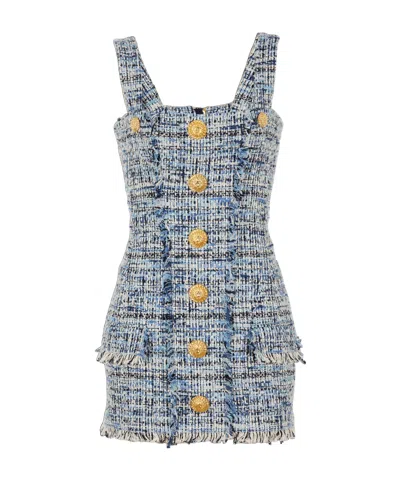 BALMAIN BALMAIN SHORT TWEED DRESS