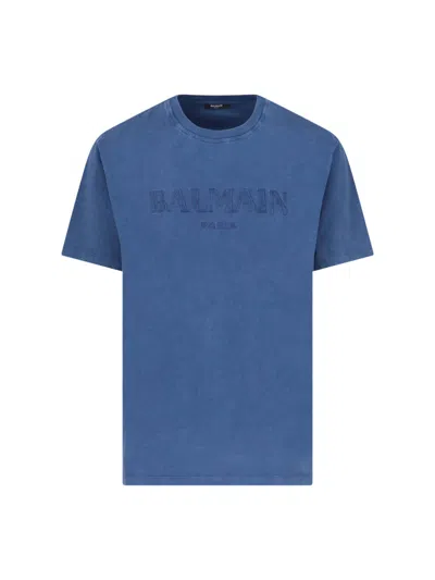 BALMAIN "VINTAGE" LOGO T-SHIRT