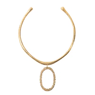 BAMBAZ WOMEN'S GOLD CELESTE CHOCKER