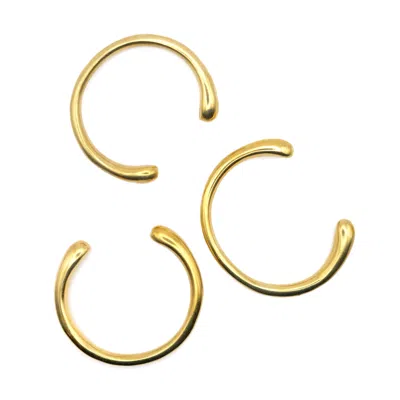 BAMBAZ WOMEN'S GOLD GAP BANGLE