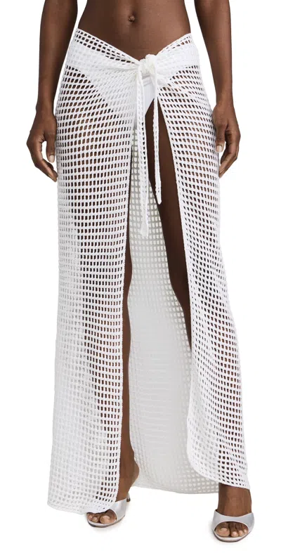 BANANHOT MIDI NET SARONG WHITE