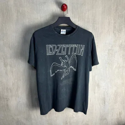 BAND TEES VINTAGE LED ZEPPELIN ROCK BAND DISTRESSED T-SHIRT