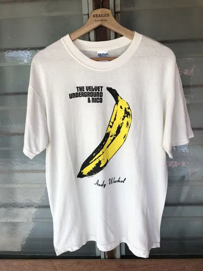 BAND TEES VINTAGE THE VELVET UNDERGROUND AND NICO BY ANDY WARHOL TEE