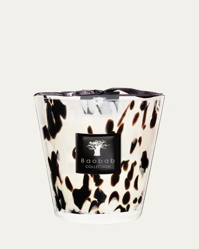 BAOBAB COLLECTION BLACK PEARLS SCENTED CANDLE, 6.3"