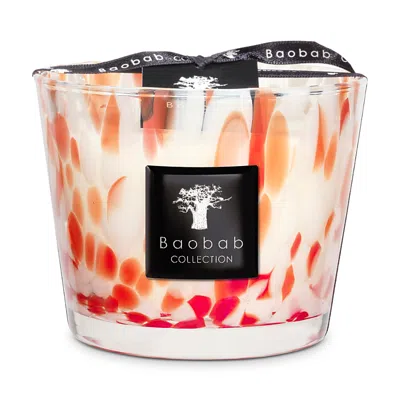 BAOBAB COLLECTION CANDLE MAX 10 PEARLS CORAL