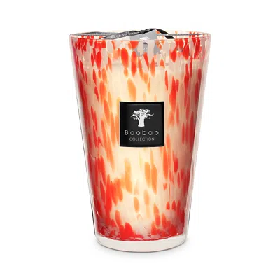 BAOBAB COLLECTION CANDLE MAX 35 PEARLS CORAL