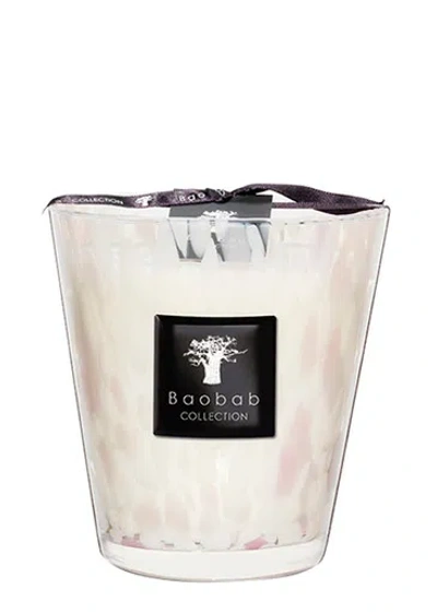 BAOBAB BAOBAB COLLECTION MAX 16 PEARLS WHITE CANDLE