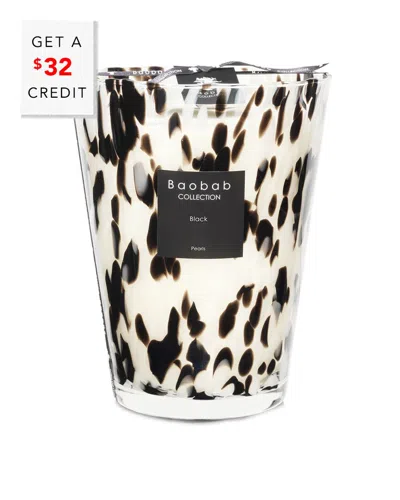BAOBAB COLLECTION BAOBAB COLLECTION MAX 24 PEARLS BLACK CANDLE WITH $32 CREDIT
