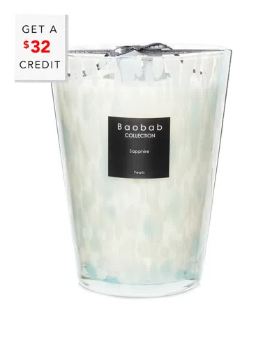 BAOBAB COLLECTION BAOBAB COLLECTION MAX 24 PEARLS SAPPHIRE CANDLE WITH $32 CREDIT