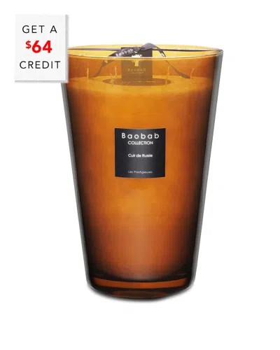 BAOBAB COLLECTION BAOBAB COLLECTION MAX35 CUIR DE RUSSIE CANDLE WITH $64 CREDIT