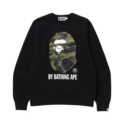 BAPE BAPE 1ST CAMO BY BATHING APE CREWNECK 'BLACK'