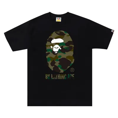 BAPE BAPE 1ST CAMO BY BATHING APE TEE 'BLACK/GREEN'