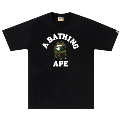 BAPE BAPE 1ST CAMO COLLEGE TEE 'BLACK/GREEN'