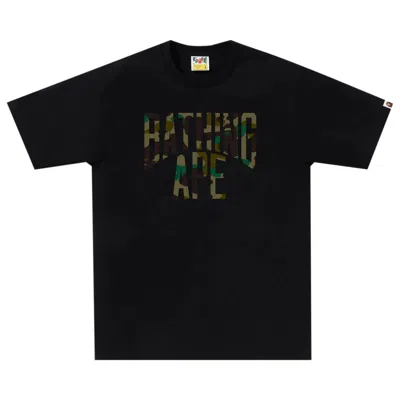 BAPE BAPE 1ST CAMO NYC LOGO TEE 'BLACK/GREEN'