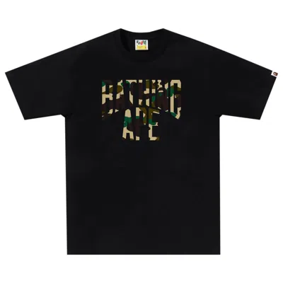 BAPE BAPE 1ST CAMO NYC LOGO TEE 'BLACK/YELLOW'