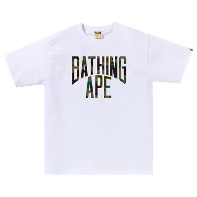 BAPE BAPE 1ST CAMO NYC LOGO TEE 'WHITE/GREEN'