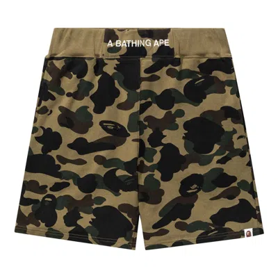 BAPE BAPE 1ST CAMO SWEATSHORTS 'GREEN'