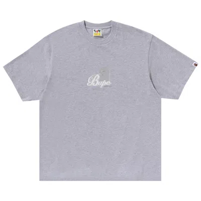 BAPE BAPE 3D ART APE HEAD TEE 'GREY'