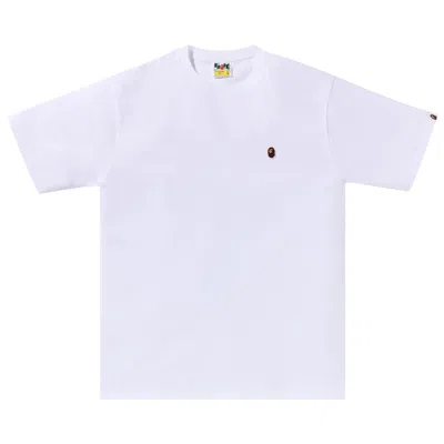 BAPE BAPE A CAMPING APE ONE POINT TEE 'WHITE'