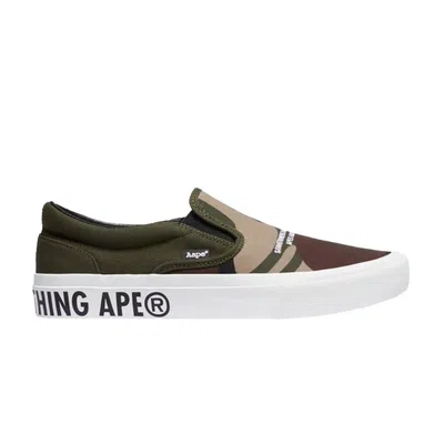 BAPE AAPE SLIP-ON 'GREEN CAMO'
