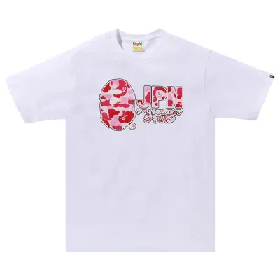 BAPE BAPE ABC CAMO JPN KATAKANA TEE 'WHITE'