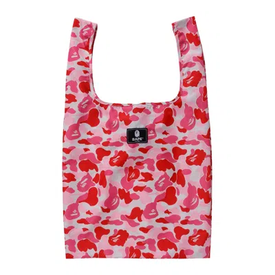 BAPE BAPE ABC CAMO L SHOPPING BAG 'PINK'