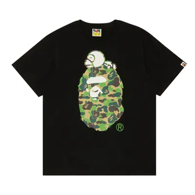 BAPE BAPE ABC CAMO MILO ON BIG APE TEE 'BLACK/GREEN'