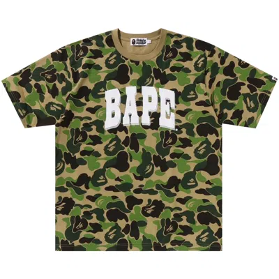 BAPE BAPE ABC CAMO RELAXED FIT LOGO TEE 'GREEN'