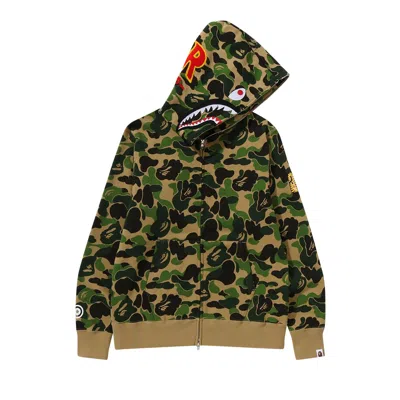 BAPE BAPE ABC CAMO SHARK FULL ZIP HOODIE 'GREEN'