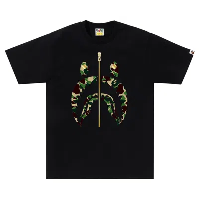 BAPE BAPE ABC CAMO SHARK TEE 'BLACK/GREEN'