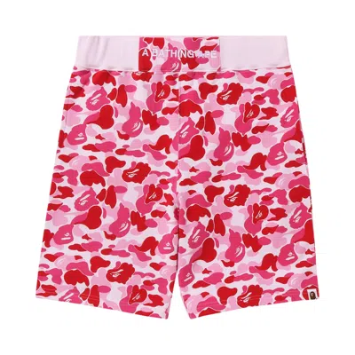 BAPE BAPE ABC CAMO SWEATSHORTS 'PINK'